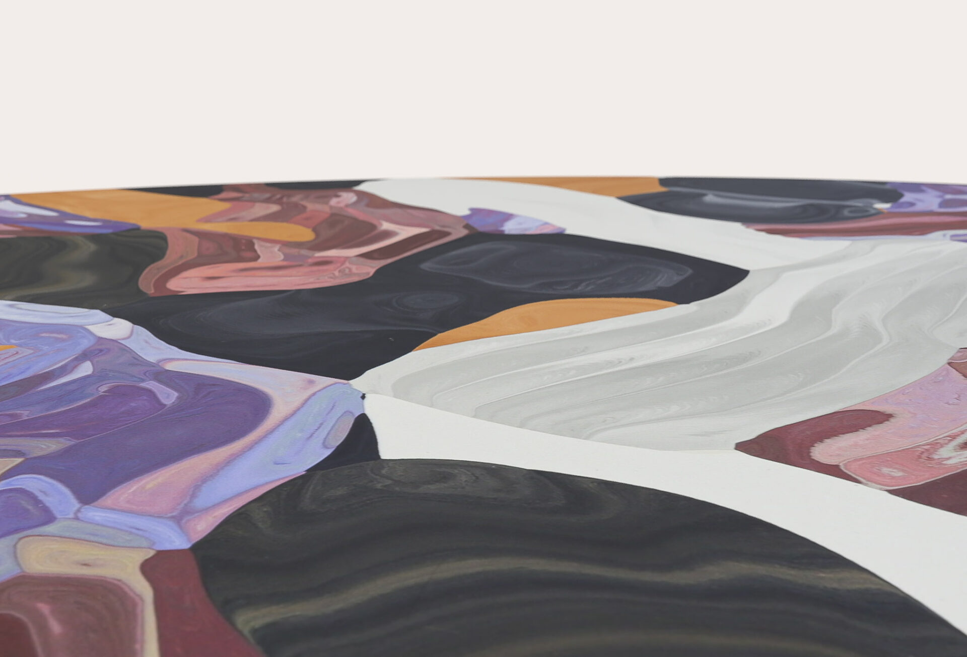 Dirk van der kooij meltingpot table recycled plastics 6p 471 detail