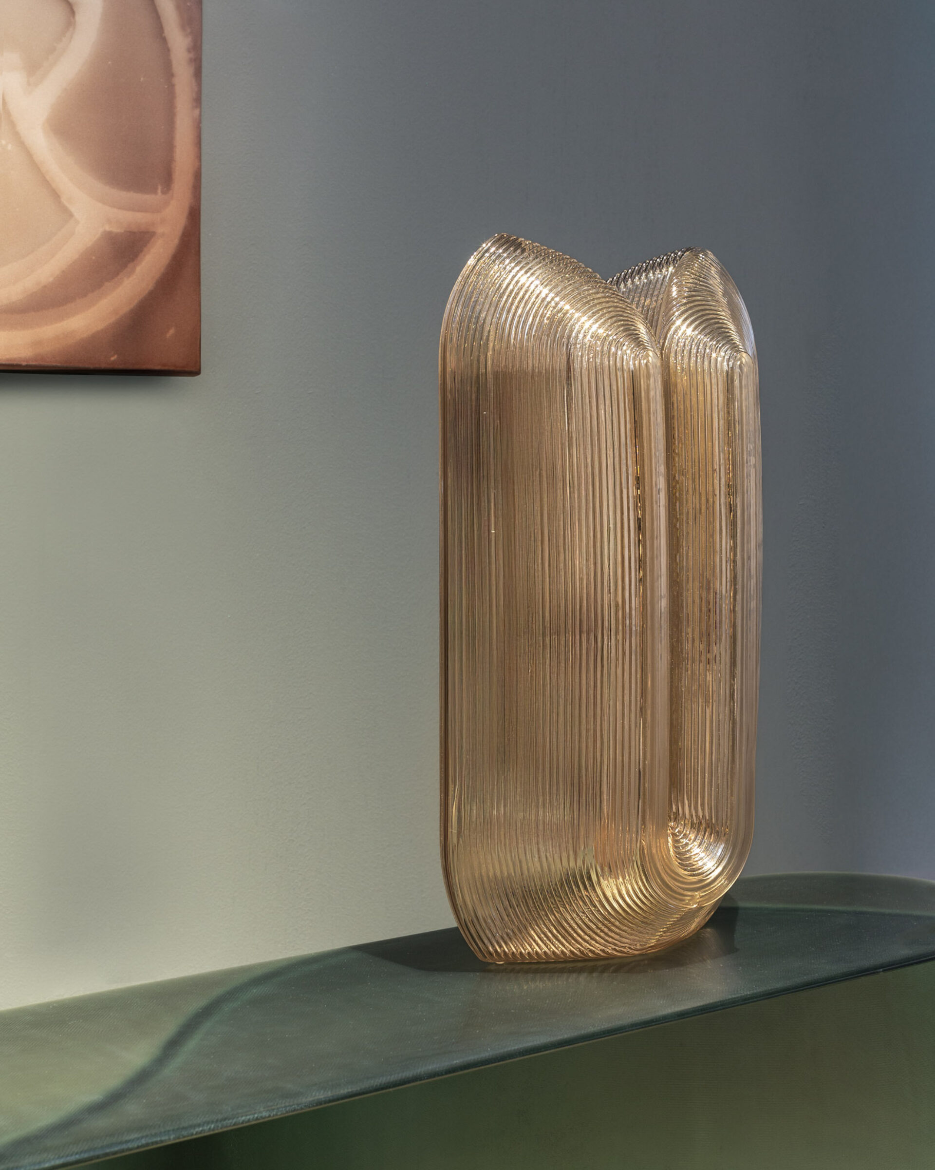 Kooij selenite vase M PAN amsterdam