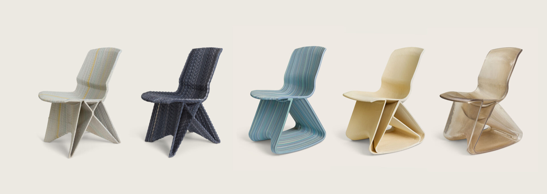 Kooij endless chairs in a row